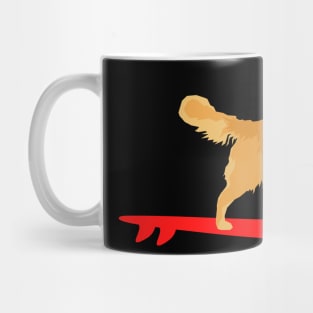 Surfing Golden Retriever Mug